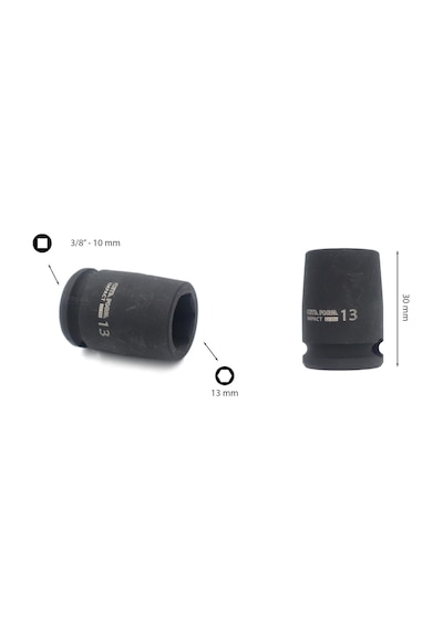 Ceta Form 13 mm 3/8” 6 Köşe Havalı Lokma Anahtar C52R-H13
