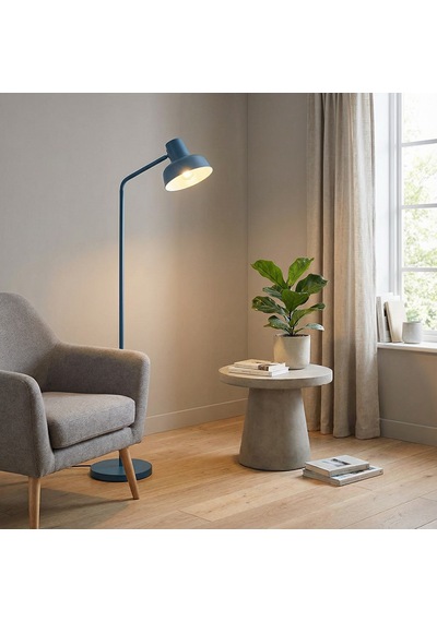 Koçtaş Orous Mavi Metal Lambader E27 Mavi