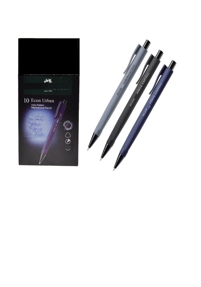 Faber-castell Econ Urban Versatil Uçlu Kalem 0.7 10 Adet 3 Renk Çok Renkli