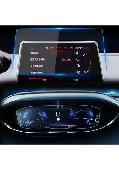 Peugeot 3008-5008 2016-2024 Model Multimedya Ve Gösterge Set Ekran Koruma