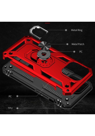 Apple Uyumlu iPhone 13 Pro Max Kılıf Zore Vega Kapak Mavi