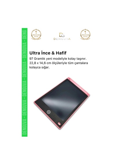 Dijitalçizimtableti Lcd Grafik Çizim Not Yazma Dijital Çocuk Yazı Tahtası Hafif Taşınabilir Model R
