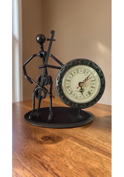 Metal Dekoratif Hediyelik Saat Boyut:19 11cm
