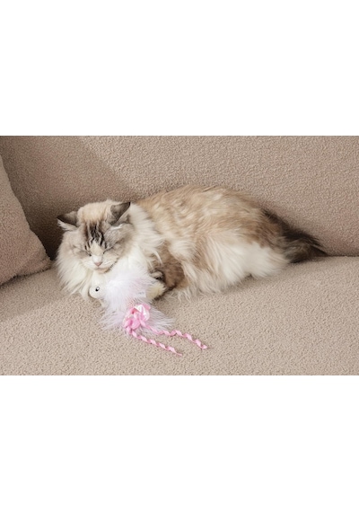 Plume Pembe Fish Catnipli Kedi Oyuncağı