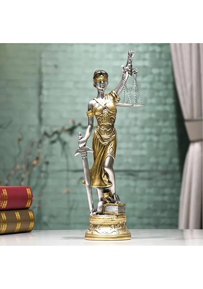Themis Adalet Terazisi Heykeli Büyük 55cm