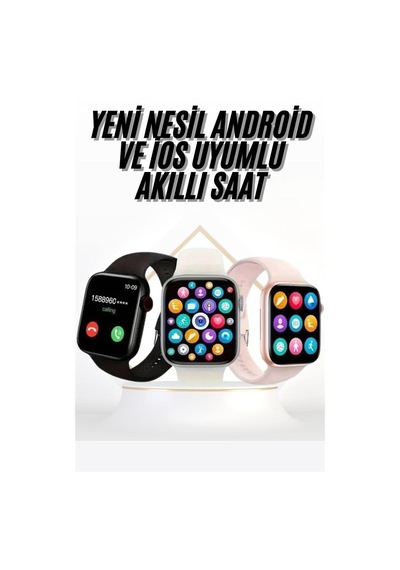Akıllı Saat Sağlık Takibi 44 Mm Amoled Ekran Uuczzzt700akıllısaattt3 Yeşil