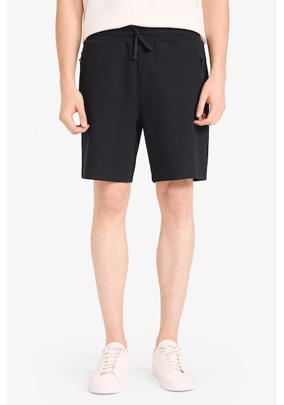 DeFacto Regular Fit Düz Paça Cepli Basic Düz Şort B8792AX25SMBK81