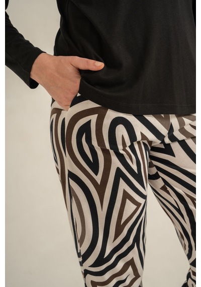 Pierre Cardin Kadın Inspire Others Everyday Siyah Uzun Kol Pijama Takım Pc9280-s-v1 Pc9280-s-v1