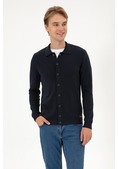 U.s. Polo Assn. Erkek Lacivert Hırka Triko 50313690-vr033 Lacivert