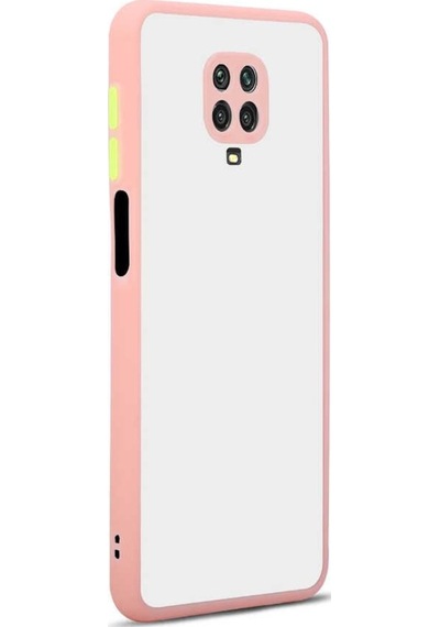 Xiaomi Redmi Note 9 Pro Kılıf Hux Düğme Ve Kapak Zıt Renk Kılıf