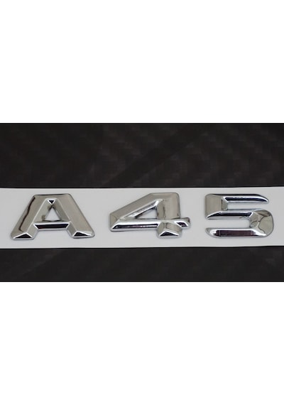 A45 Bagaj Krom Metal 3M 3D Yazı Logo