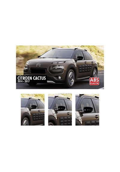 Citroen Cactus Yarasa Ayna Kapak - Batman Ayna Kapağı Parlak Siyah