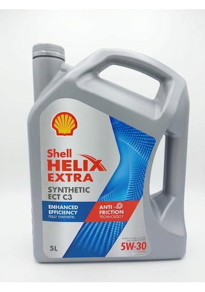 Shell Helix Extra Synthetic ECT C3 Motor Yağı - 5 L