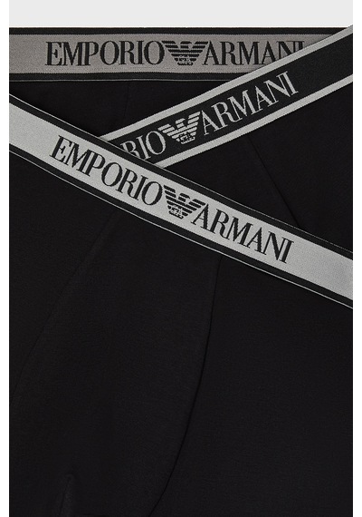 Emporio Armani Pamuklu Logolu 3 Pack Boxer Erkek Boxer Em000259 Af20669 Mc061 Siyah