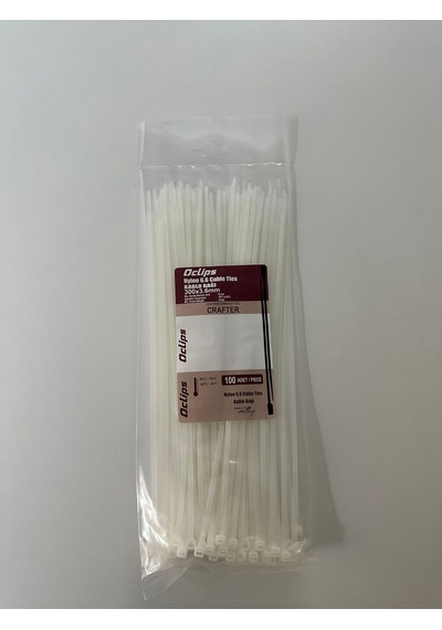 300 X 3,6 Kablo Bağı 100 Adet Beyaz