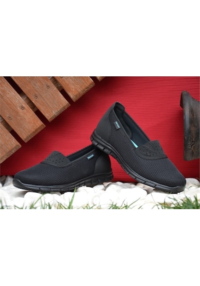 King Paolo Z6101 Krakers Casual - Siyah - Bayan Ayakkabı,Tekstil