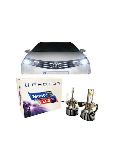 Toyota Corolla E170 Led Xenon Uzun Far Ampulü Hb3 Mono Yeni Seri Beyaz 2013-2018