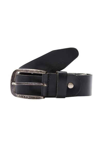Jack & Jones Erkek Kemer Paul Ather Belt Noos-31855 Siyah