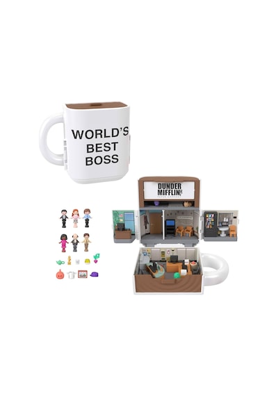 Ve The Office Mini Oyun Seti, 6 Karakter Figürü Ve 9 Aksesuar, Koleksiyona Uygun Partnership Oy Standart