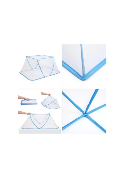 Ers Portatif Bebek Ve Çocuk Sinek Koruyucu Cibinlik Tül 50x125 Cm Katlanabilir Beşik Ve Yatak Tülü