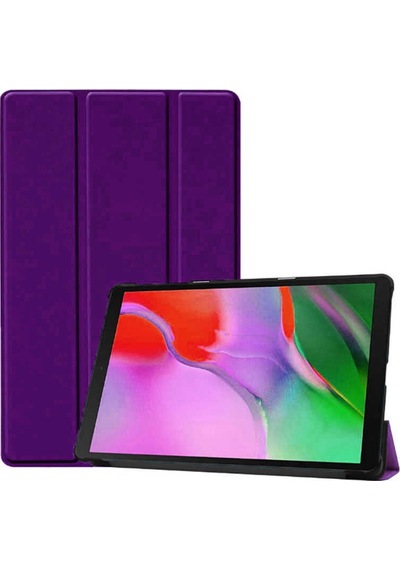 Huawei Uyumlu T5 10 Inc Tablet Kılıf Standlı Smart 1-1 Arkası Şeffaf