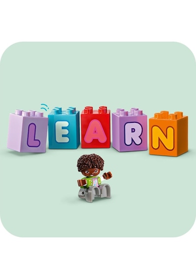 LEGO® DUPLO® Kasabası Alfabe Kamyonu Oyuncağı 10421 2+ Eğitici Oyuncak Yapım Seti - 36 Parça