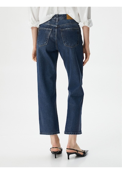 Koton Straight Jean Kot Pantolon Düz Paça Esnemeyen Pamuklu Cepli - Eve Jean Orta İndigo 4wal40404md İndigo Koton Straight Jean Kot Pantolon Düz Paça Esnemeyen Pamuklu Cepli - Eve Jean Orta İndigo 4wal40404md İndigo