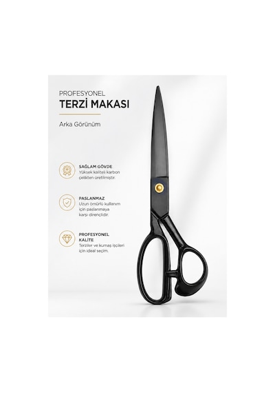 Suji Terzi Kumaş Kesim Makası 8 Numara - Yüksek Kaliteli Dikiş Ve Kumaş Kesim Aracı