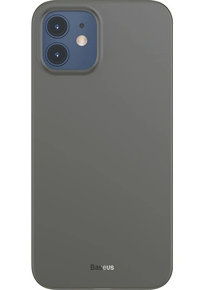 Hepsi Baseus Wing Case iPhone Uyumlu 12 6.1 Kılıf Ultra İnce Lux Mat Şeffaf Kılıf- 5775 Najmaddin