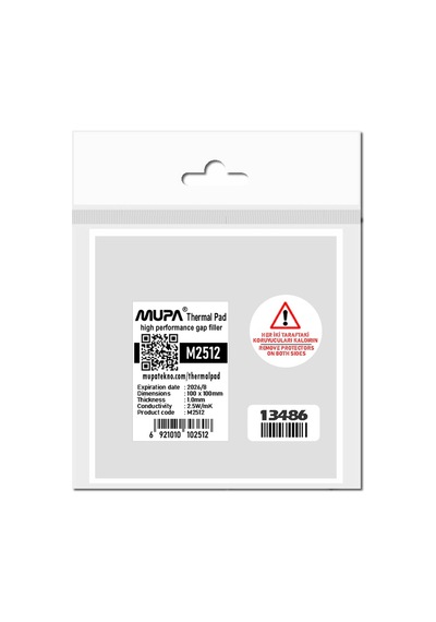 Mupa Termal Ped / Thermal Pad 1.0Mm 2.5W/Mk 10X10Cm M2512