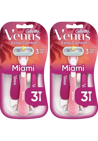 Smooth Miami Kadın Tıraş Bıçağı 3 Lü 2li Paket
