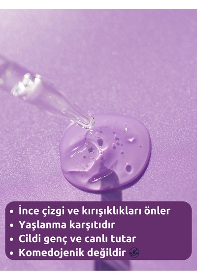 The Vivia  İnce Çizgi ve Retinol Serum 30 ML