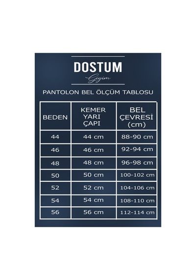 Baw Company Dostumgiyim Erkek Klasik Rahat Kesim Siyah Kumaş Pantolon