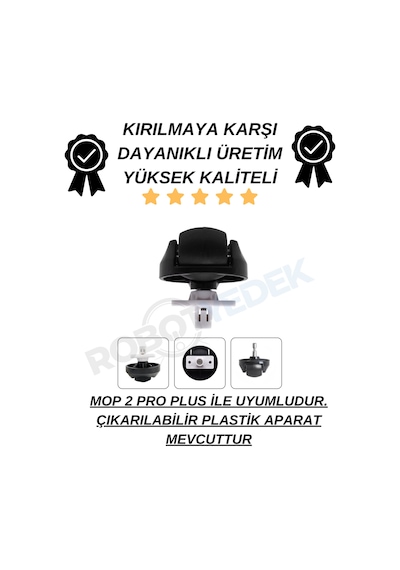 Xiaomi Mop 2 Pro+3D   (KAMERALI-PLUS) Uyumlu Tekerlek