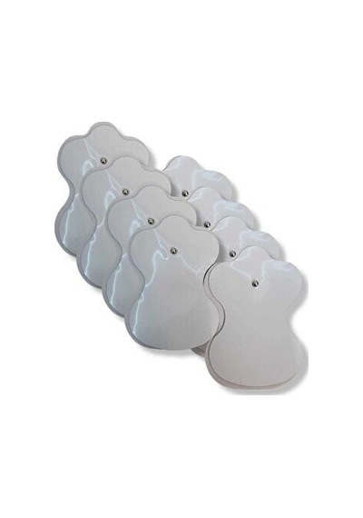 8 Adet 8x5 Cm Çıtçıtlı Tens Pedi Seti, Konfor Ve Güvenlik İçin Ideal
