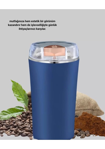 Home Elektrikli Kahve Ve Baharat Öğütücü Güçlü Motor, Paslanmaz Çelik Gövde, Kolay Temizlik Çok Renkli