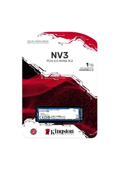 1 Tb Kıngston Nv3 M.2 Nvme Pcıe Gen4 6000/4000mbs Snv3s/1000g