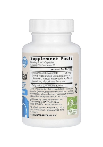 Jarrow Formulas, Vegan Broccomax, 60 Veggie Capsules 17.50 Mg Per Capsule