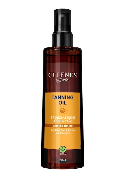 Celenes By Sweden Bronzlaştırıcı Güneş Yağı 200 ML