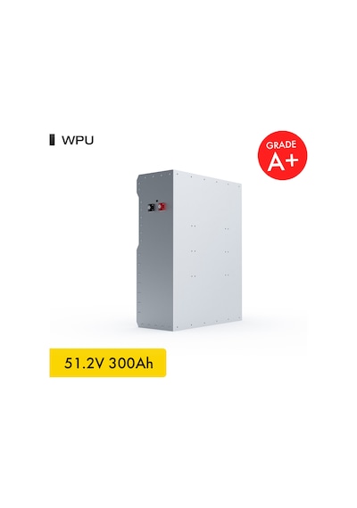 Werer Energy 48V 300Ah 15.5kW LiFePO4 WPU Series Bluetooth’lu Lityum Demir Fosfat Akü