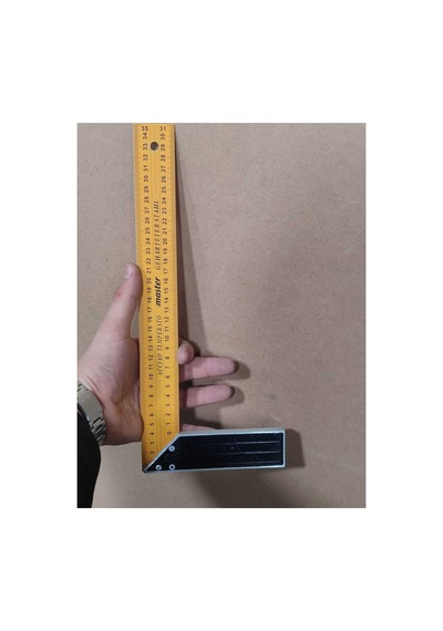 Klc L Gönye Alüminyum Gönye Sarı Gönye Cetvel Kaynak Kaynakçı Marangoz Gönyesi 350 Mm