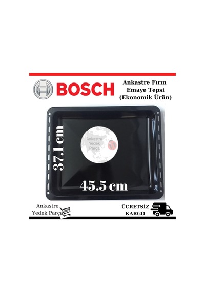 Bosch Uyumlu Ankastre Fırın Emaye Tepsi Ekonomik Ölçüleri Kontrol Ediniz - 453446152