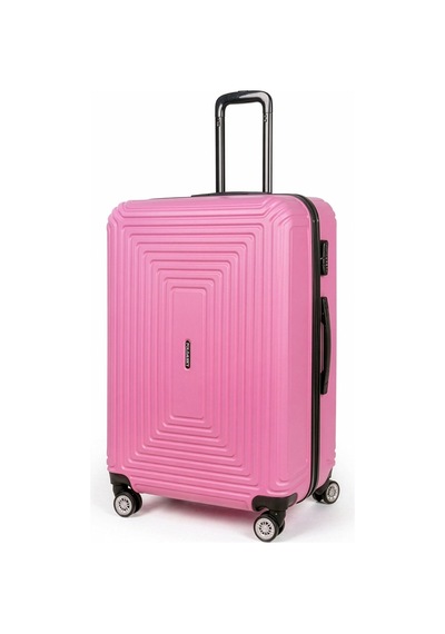 Polo&sky Altuğ Model Pembe Renk 3'lü Abs Valiz Seti Kabin - Orta - Büyük