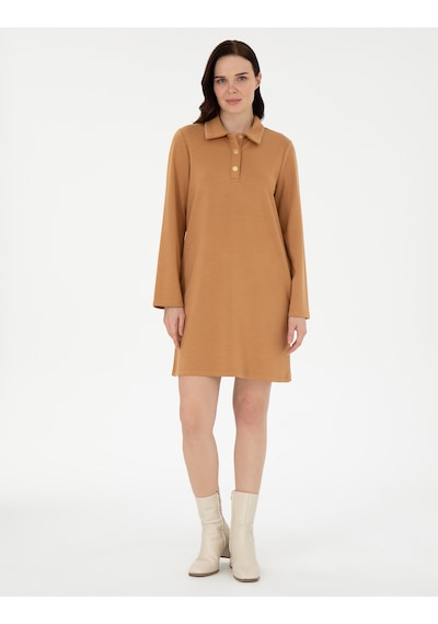 Pierre Cardin Kadın Camel Elbise Örme 50308163-vr015 Camel