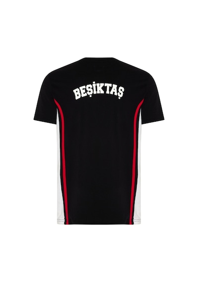 Beşiktaş Lisanslı Antrenman Siyah Bisiklet Yaka T-shirt SIYAH
