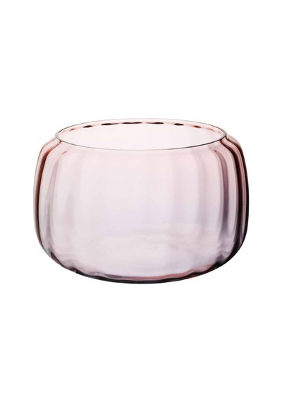 Pasabahce Rose Ripples Vazo 18.8x32.4 Cm Pembe