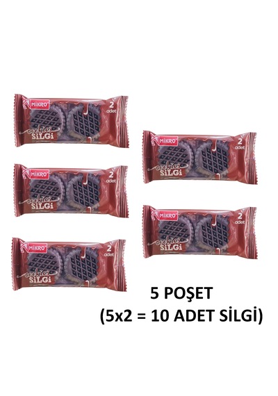 Mikro Cookies Silgi 2'li 5 Paket