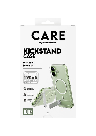 Care By Panzerglass Feature Apple Uyumlu iPhone 17 Transparent Ayaklı & Magsafe Kılıf