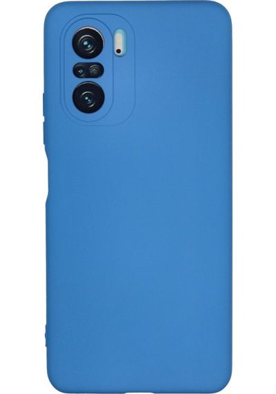 Xiaomi Poco F3 Uyumlu Kılıf Nano İçi Kadife Silikon - Mavi