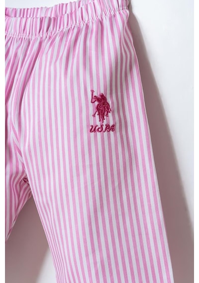 U.S. Polo Assn. Kız Bebek 2 Li T-şhirt Takım Beyaz-2275 Beyaz